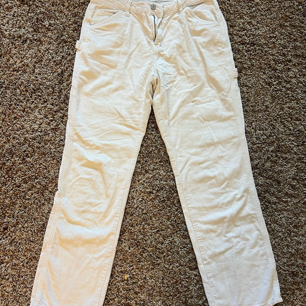 Dickies Women's Corduroy Pants in Cream